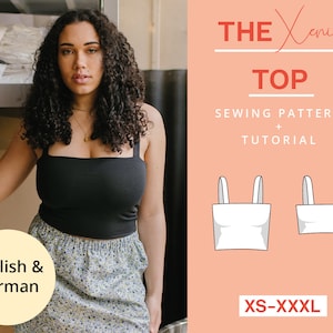 Summertop Digital PDF Sewing Pattern | XS-XXXL | Instant Download | Easy | modern | With video tutorial