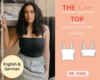 Summertop Digital PDF Sewing Pattern | XS-XXXL | Instant Download | Easy | modern | With video tutorial