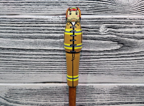 Funny Fireman Pen, Handmade Gag Gift