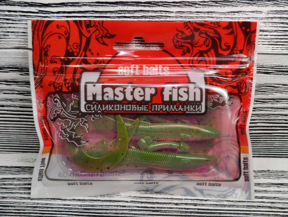 Penis Fishing Lure, Soft Plastic Worms 5pck Author's Creative