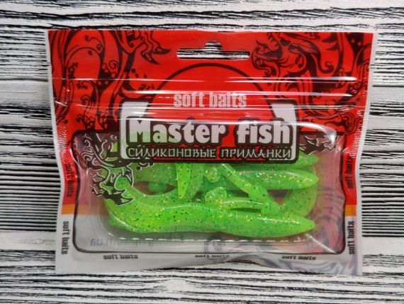 Soft Plastic Worms 5pck, the Penis Fishing Lure , Funny Fishing