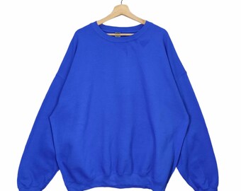 plain blue jumper