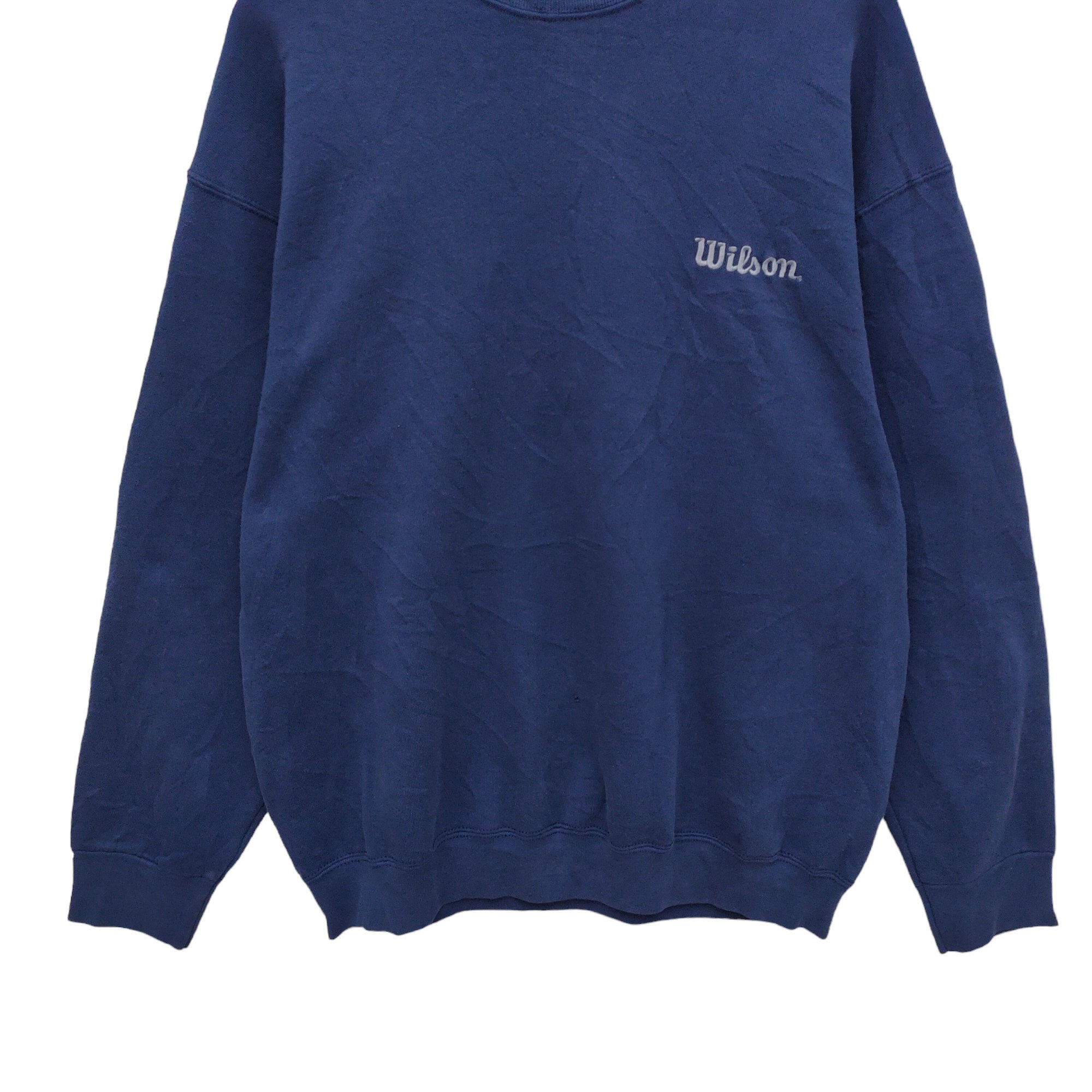 トップス Vintage navy embroidered sweatshirt Vintage Top Stitch Embroidered Sweatshirt Navy Floral New