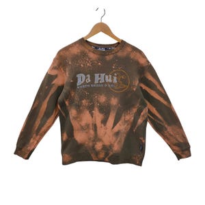 90s Acid Wash Da Hui Surfboard Sweatshirt Medium Vintage North Shore O&#39;ahu Sweater Crewneck Size M