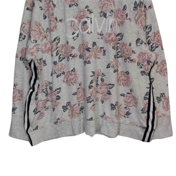 Calvin Klein Floral Sweatshirt Retro Style Botani… - image 5