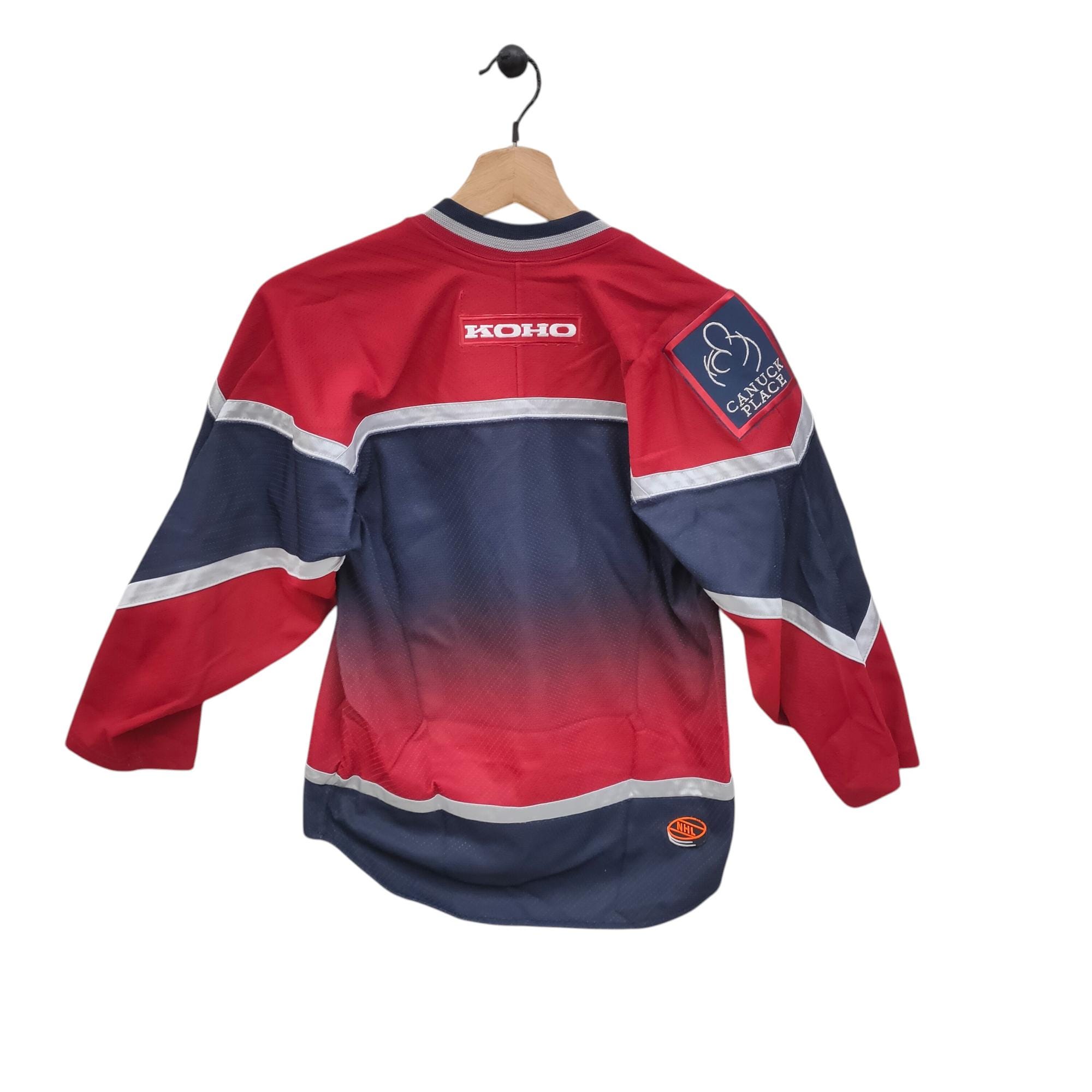 VINTAGE - 【KOHO】NHL Canucks アイスホッケーユニフォーム A-3319 NHL Vancouver Canucks TEAM AUTOGRAPHED KOHO AUTHENTIC JERSEY