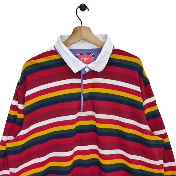 Traders Polo Shirt, Vintage Rugby, Classic Stripes Sh… Gem