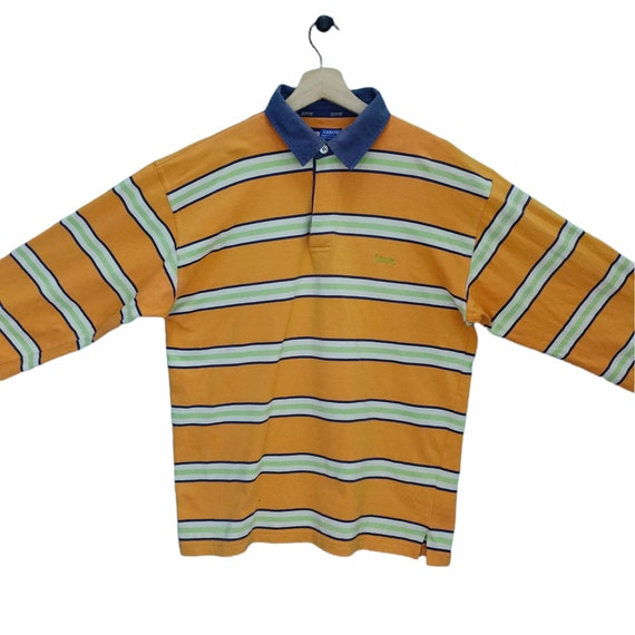 Vtg Arrow, Vintage Rugby Polo Shirt, Stripes Shir… - image 2