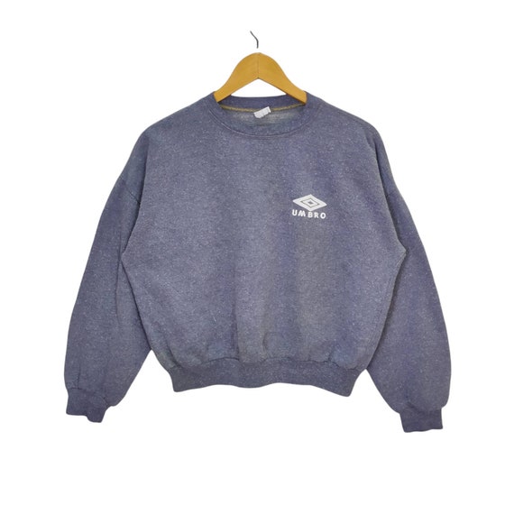 Vtg 90s Umbro Sweatshirt Crop Top Large 