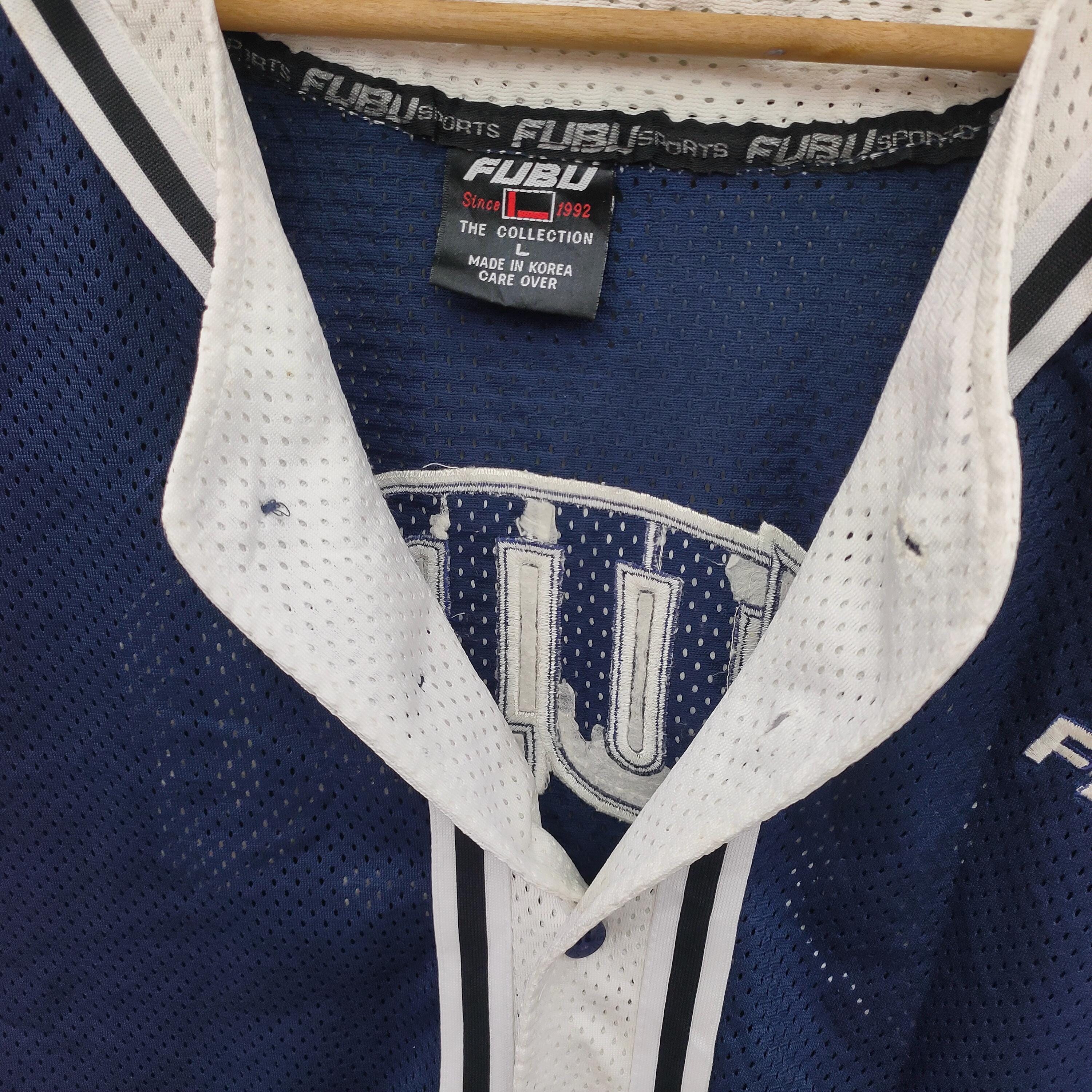 FUBU 90s ヴィンテージラグビーシャツ (XXL) 90s FUBU Sport Jersey Large Vintage Fubu Hip Hop Streetwear