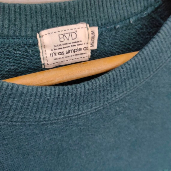 BVD Raglan Sweatshirt Medium Vintage Bvd Embroide… - image 8