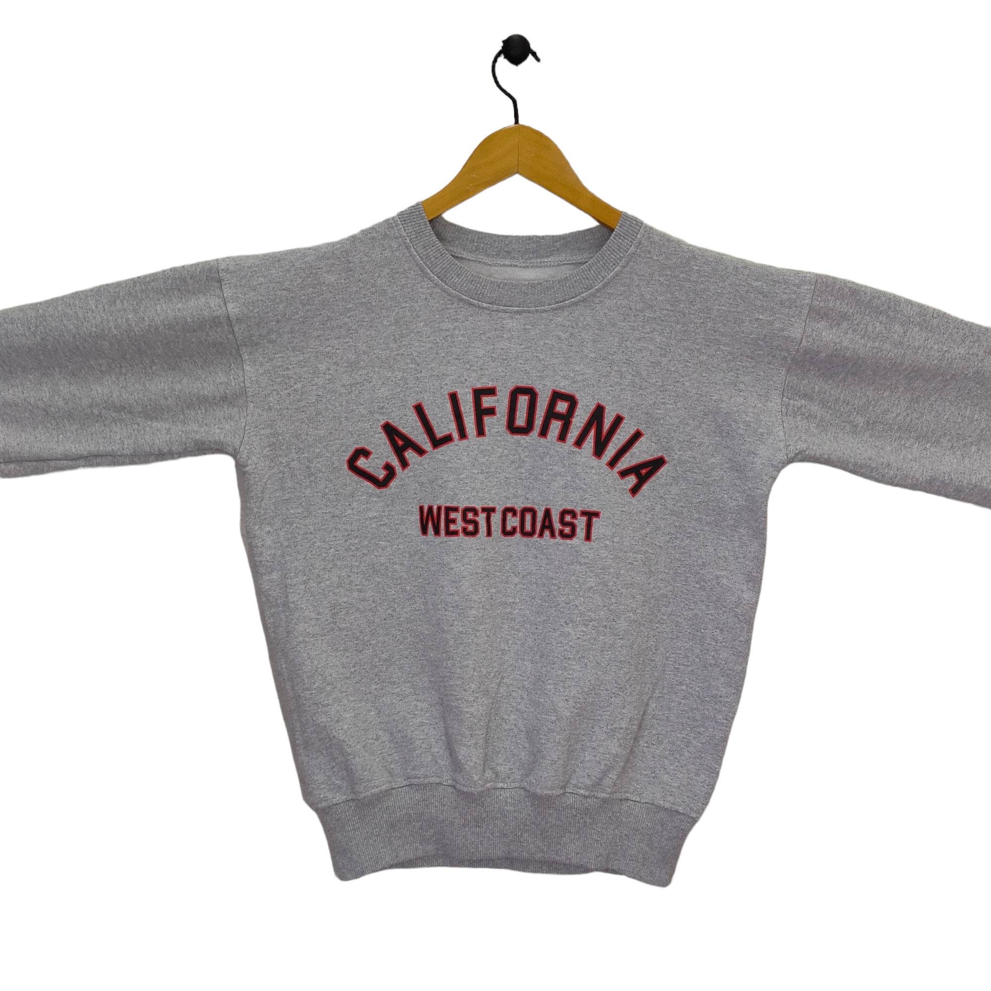 California West Coast Sweatshirt, Vtg Casual Crewneck, California Souvenir,  Grey Sweater - Etsy Sweden