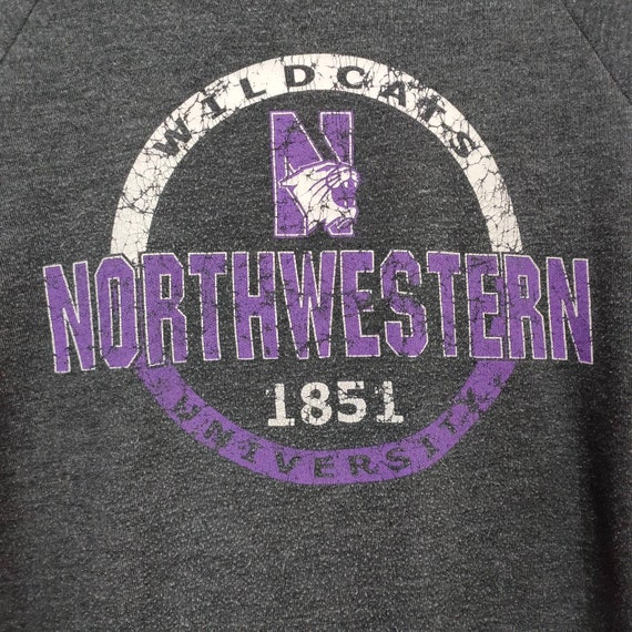 University Of Northwestern Wildcats Sweatshirt Sm… - image 5