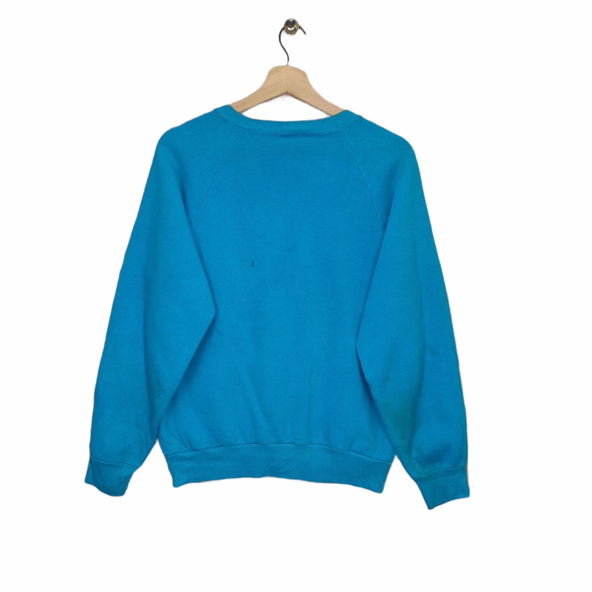 80s 90s Duck Sweatshirt Raglan Small Vintage Miller Mallard