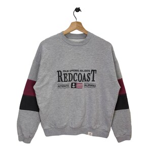 VTG Redcoast-sweater medium vintage Californië trui trui ronde hals trui colorblock maat M