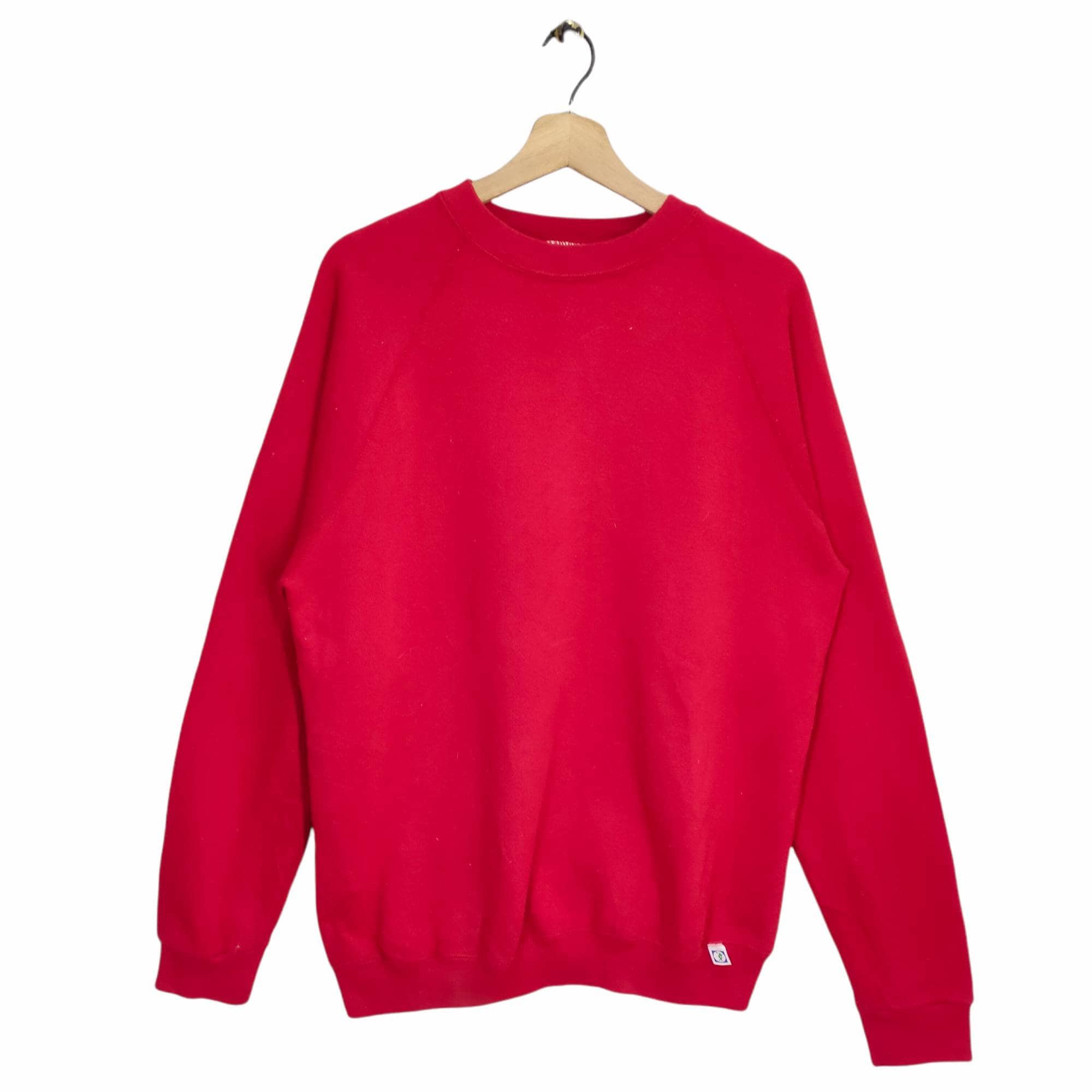 トップス 80s Discus The Far Side print sweat Vintage 1980s The Far Side Comic White Christmas Sweatshirt