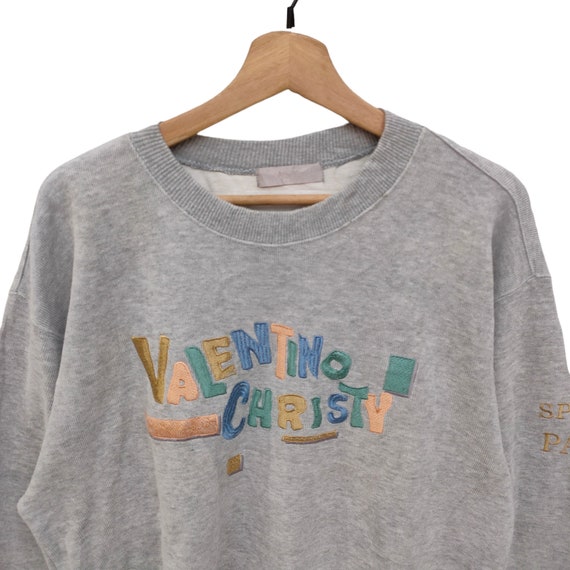 90s Valentino Christy Sweatshirt Medium Vintage V… - image 5