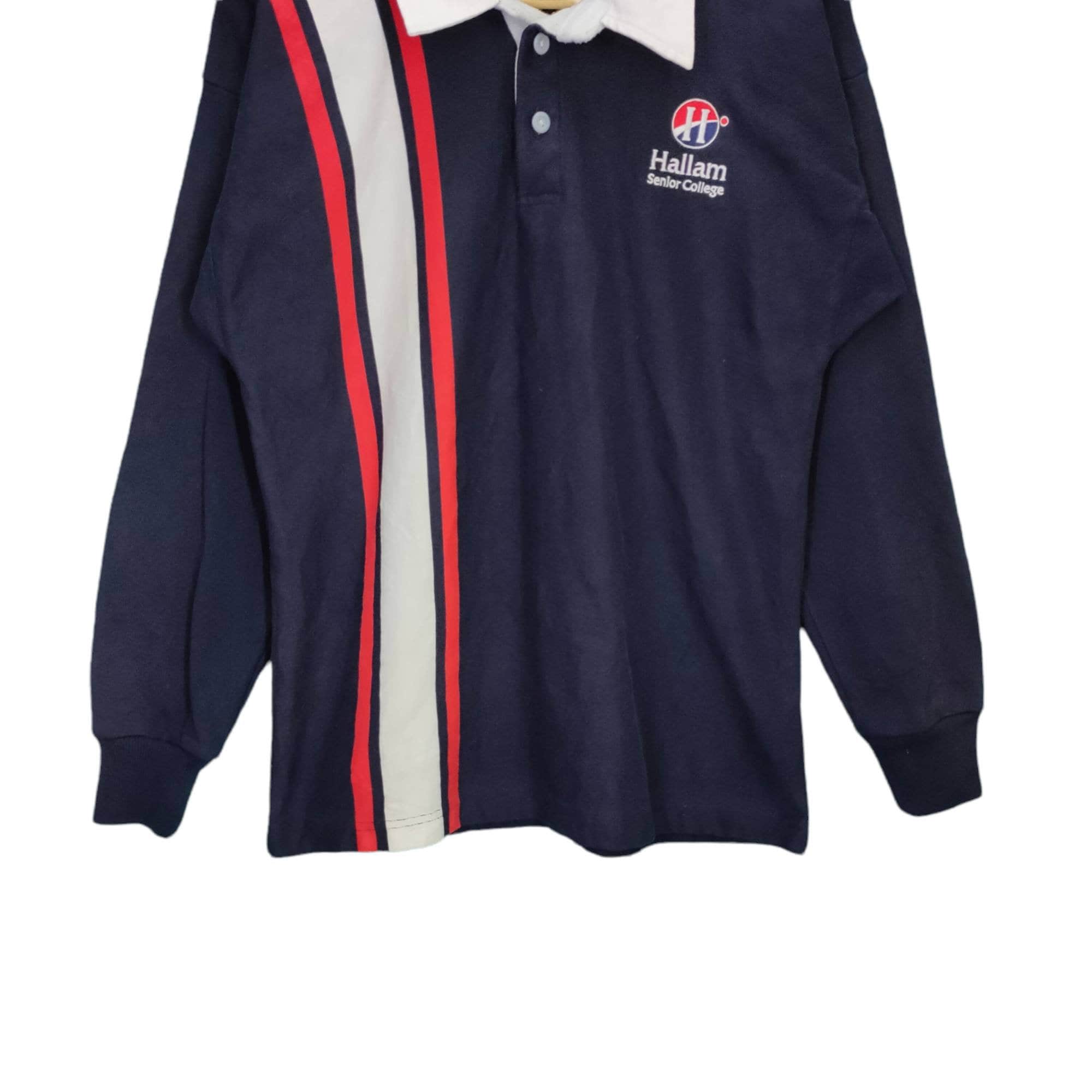Maillot Rugby Vintage L.S.C XV Lombez Samatan - Proact Taille XL - Blanc & Rouge