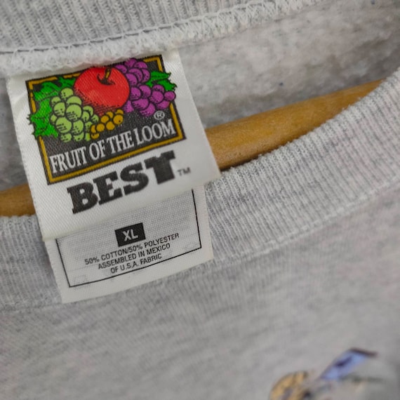 BEASTBOYS／Sサイズ【 Fruit of the Loom BEST 】 90s Embroidery Teddy Bear Sweatshirt Vintage Fruit of the Loom
