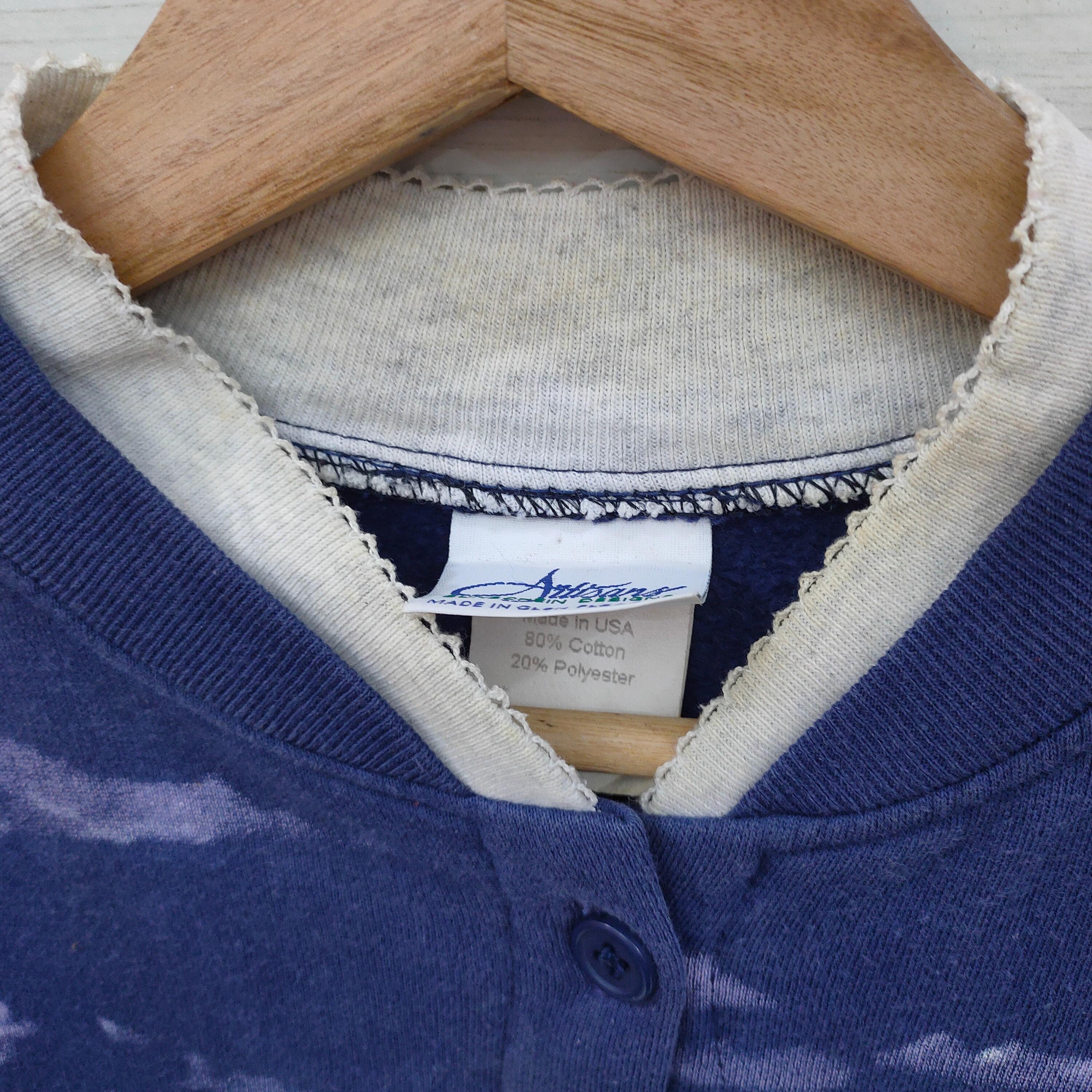 90s Artisans Sunschein Cardigan Sweater Vintage Lighthouse