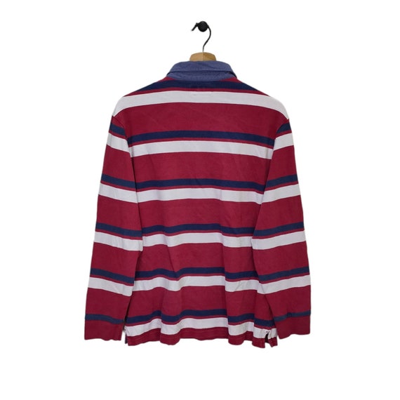 Blue Harbour Polo Shirt, Vintage Rugby, Stripes S… - image 3