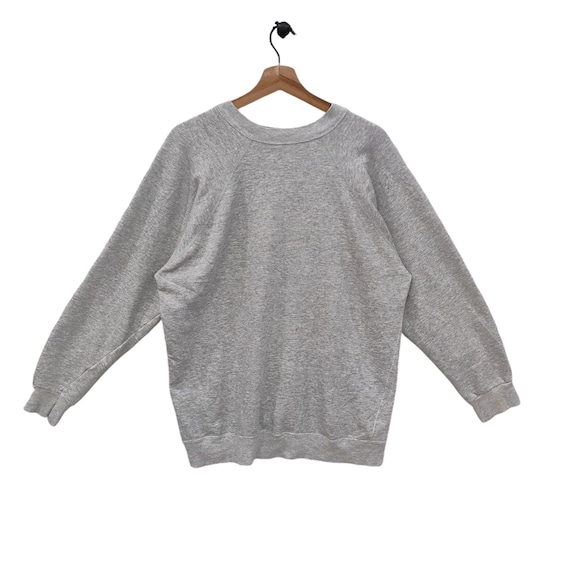 トップス vintage Hanes over size sweat Vintage Hanes Comfort Blend Crewneck Sweatshirt Blank Navy