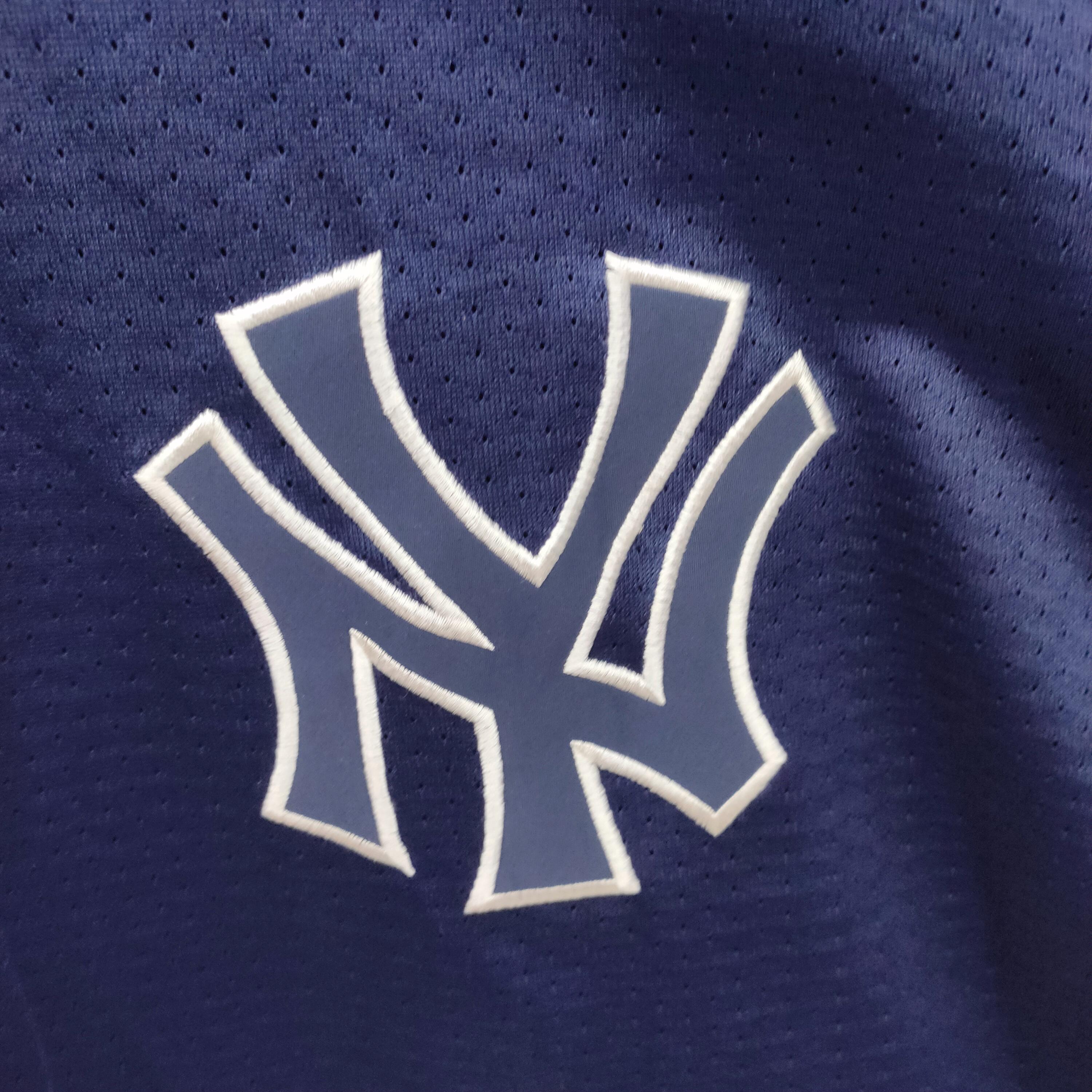 Vtg New York Yankees Jersey Vintage Majestic MLB Button Down