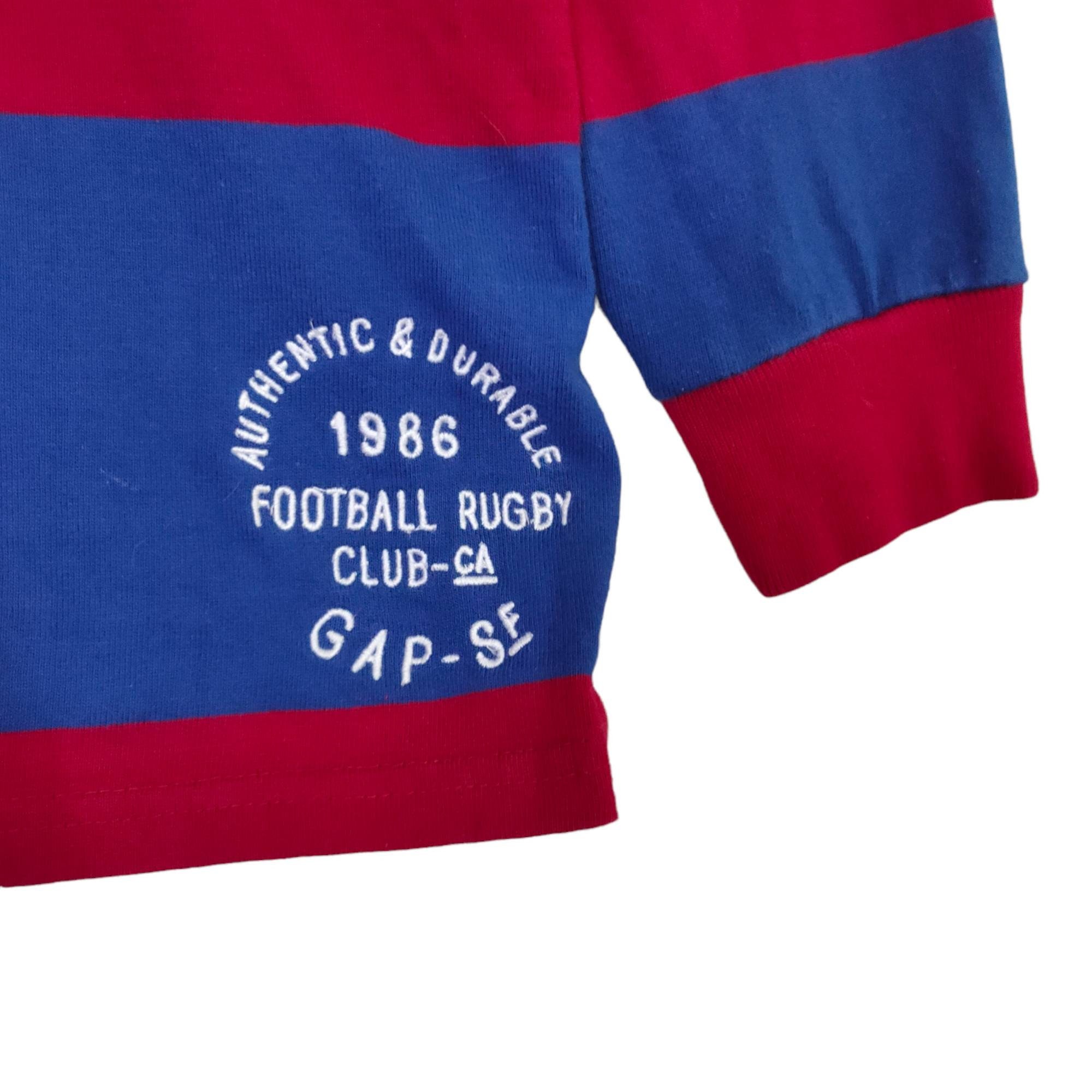 90s red × navy border rugger shirt Vtg 90s Tommy Hilfiger Athletic Flag Striped Polo Rugby