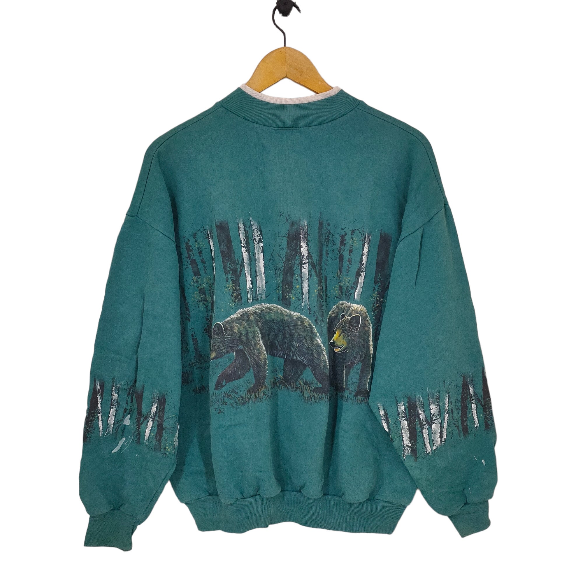 90s ART Unlimited Sportswear Alaska Sweatshirt Large Vintage Etsy