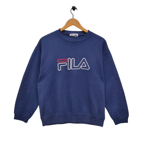 Vtg 80s Fila Crewneck Sweatshirt Large Vintage Fi… - image 1