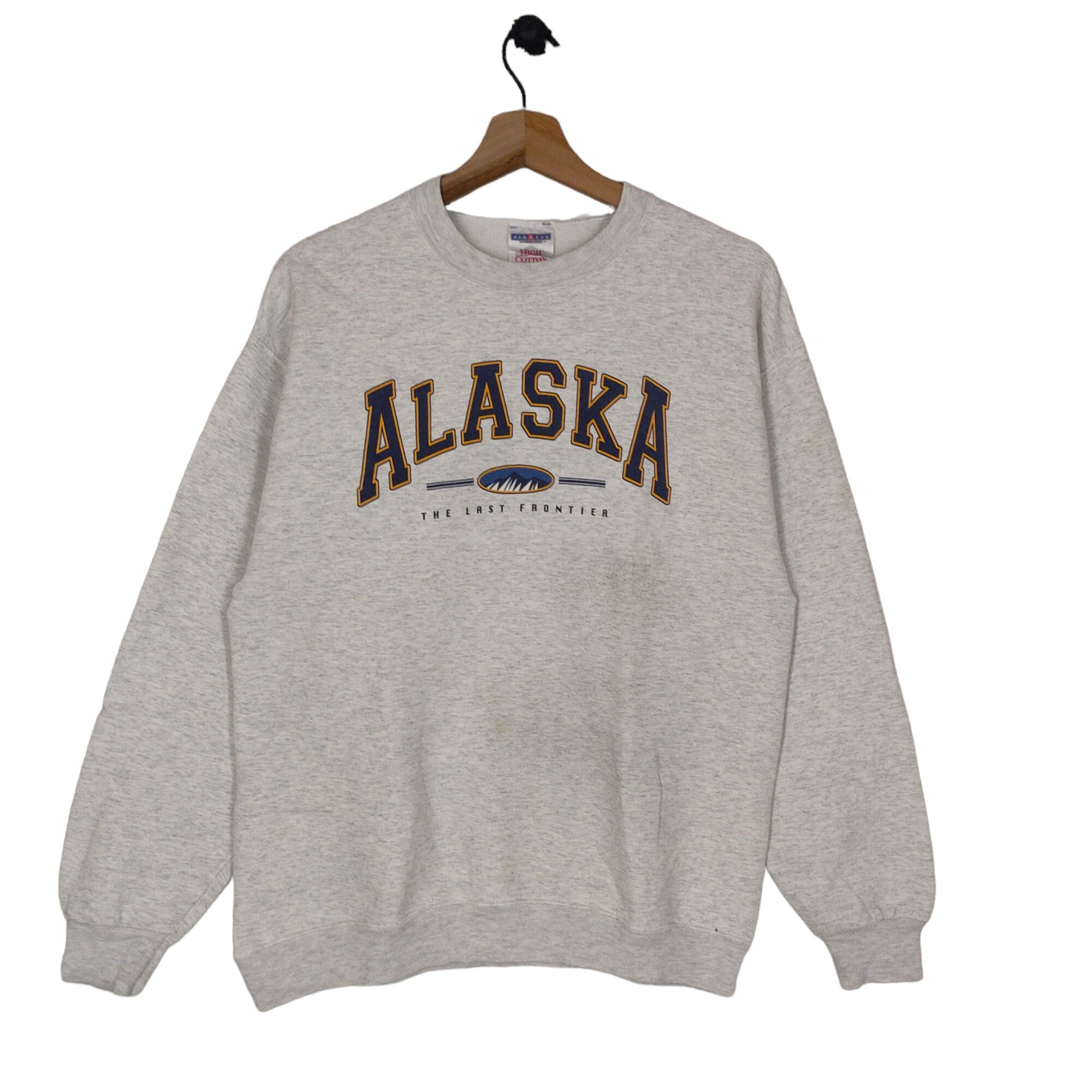 Alaska Crewneck Sweatshirt Medium Y2K Jerzees Sweater Jumper