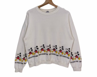 Mickey Mouse Crewneck Sweatshirt | Etsy
