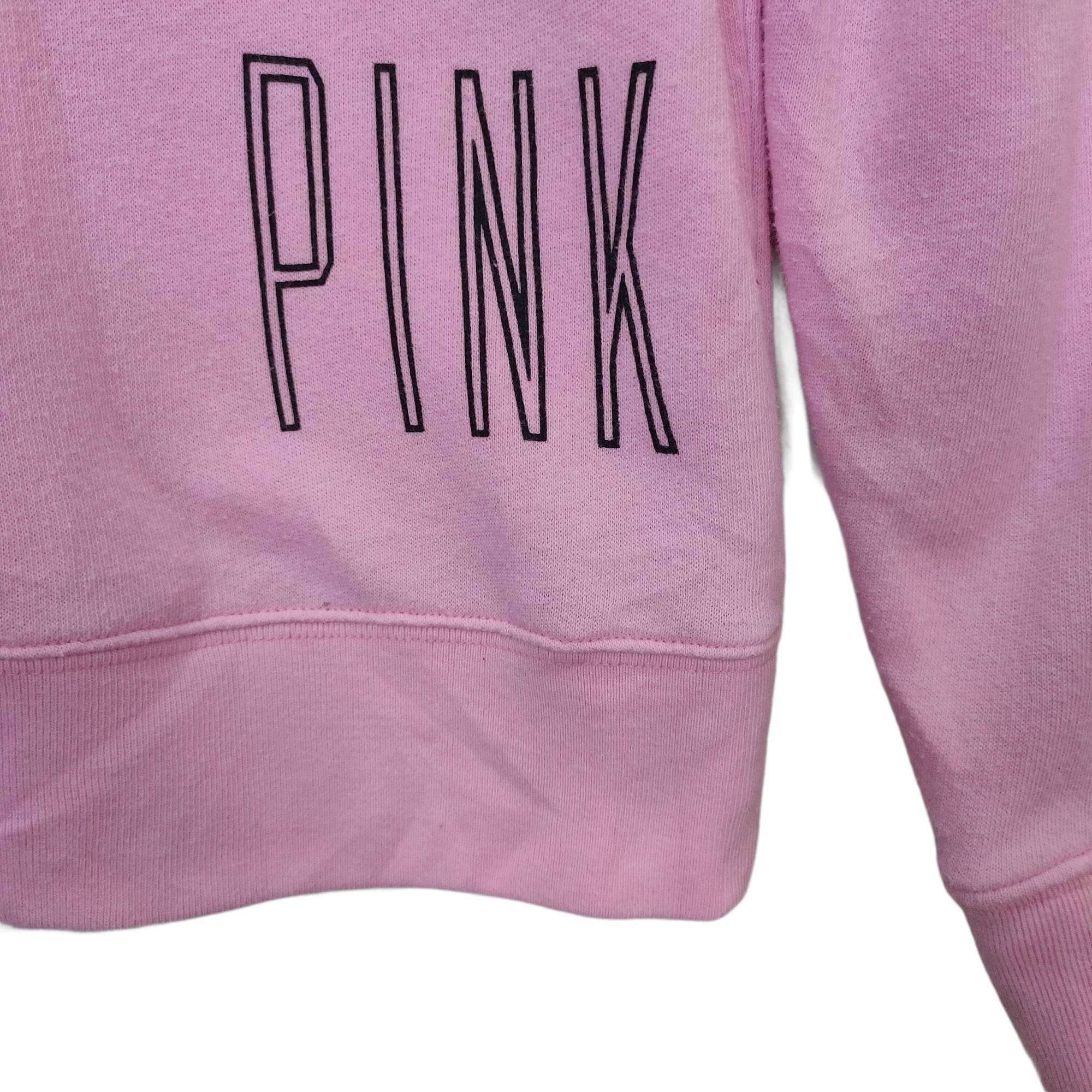 新しい Victoria's Secret Sweatshirt Medium Vintage Pink Victoria's トレーナー+スウェット