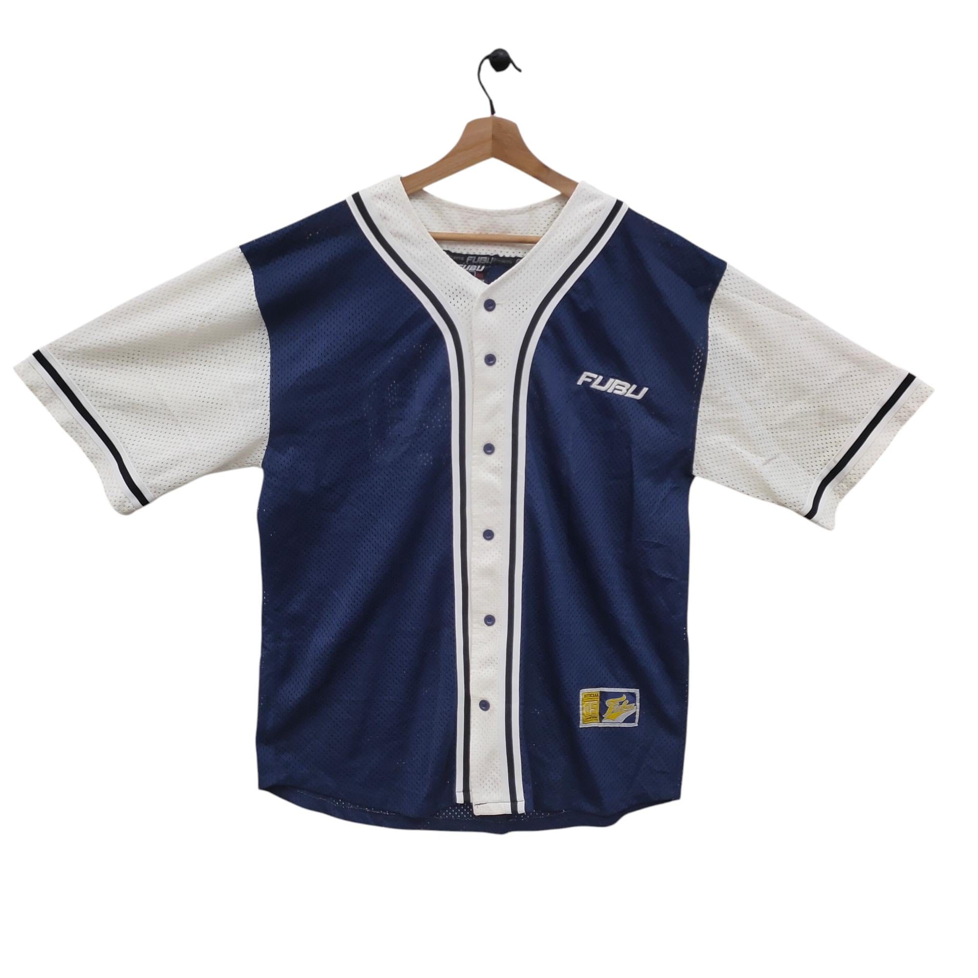 FUBU 90s ヴィンテージラグビーシャツ (XXL) 90s FUBU Sport Jersey Large Vintage Fubu Hip Hop Streetwear