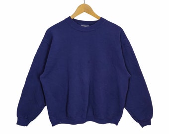 60s VINTAGE HANES SWEATSHIRT ネイビー Jerzees Vintage Super Sweats Crew Neck Sweatshirt Maroon X