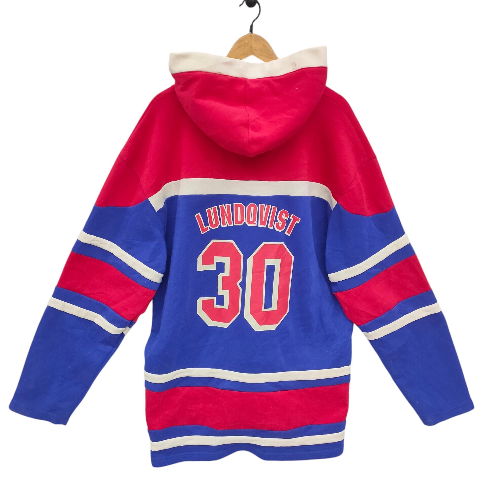 90s New York Rangers Hoodie Vintage Old Time Hockey Henrik