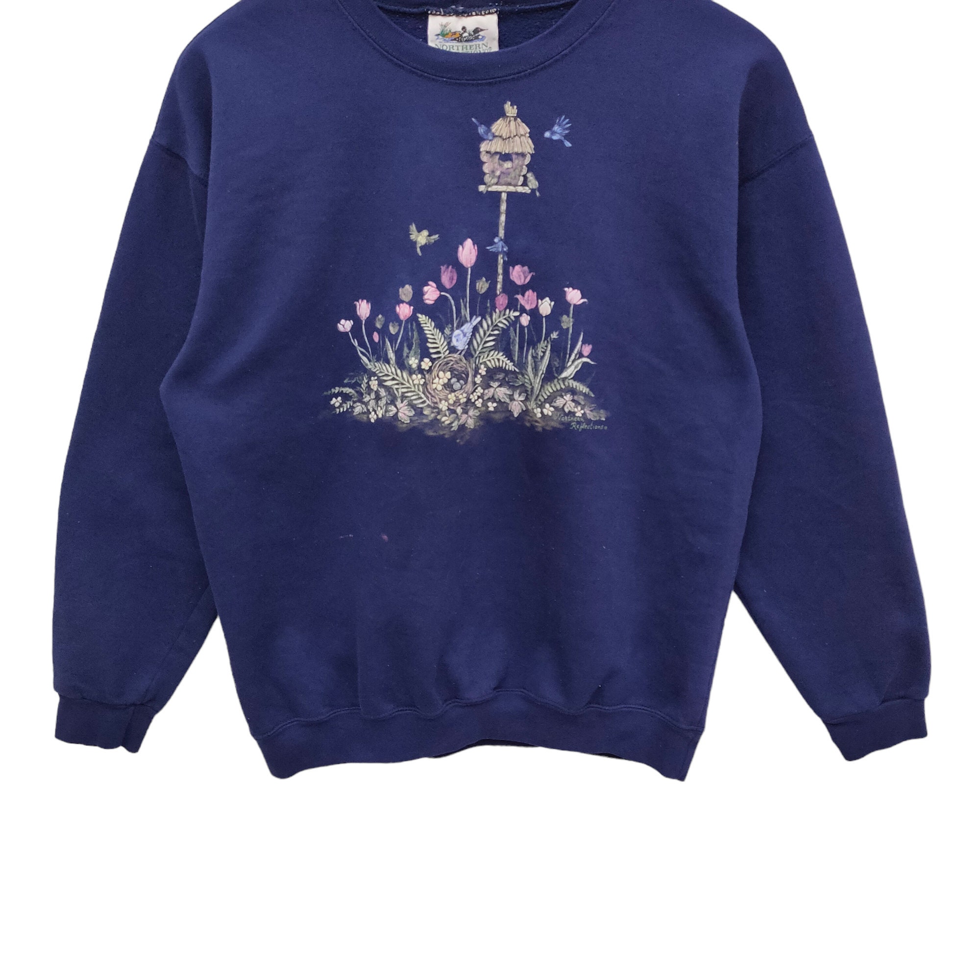 Northern Reflections Sweatshirt Crewneck Vintage 90s Graphic