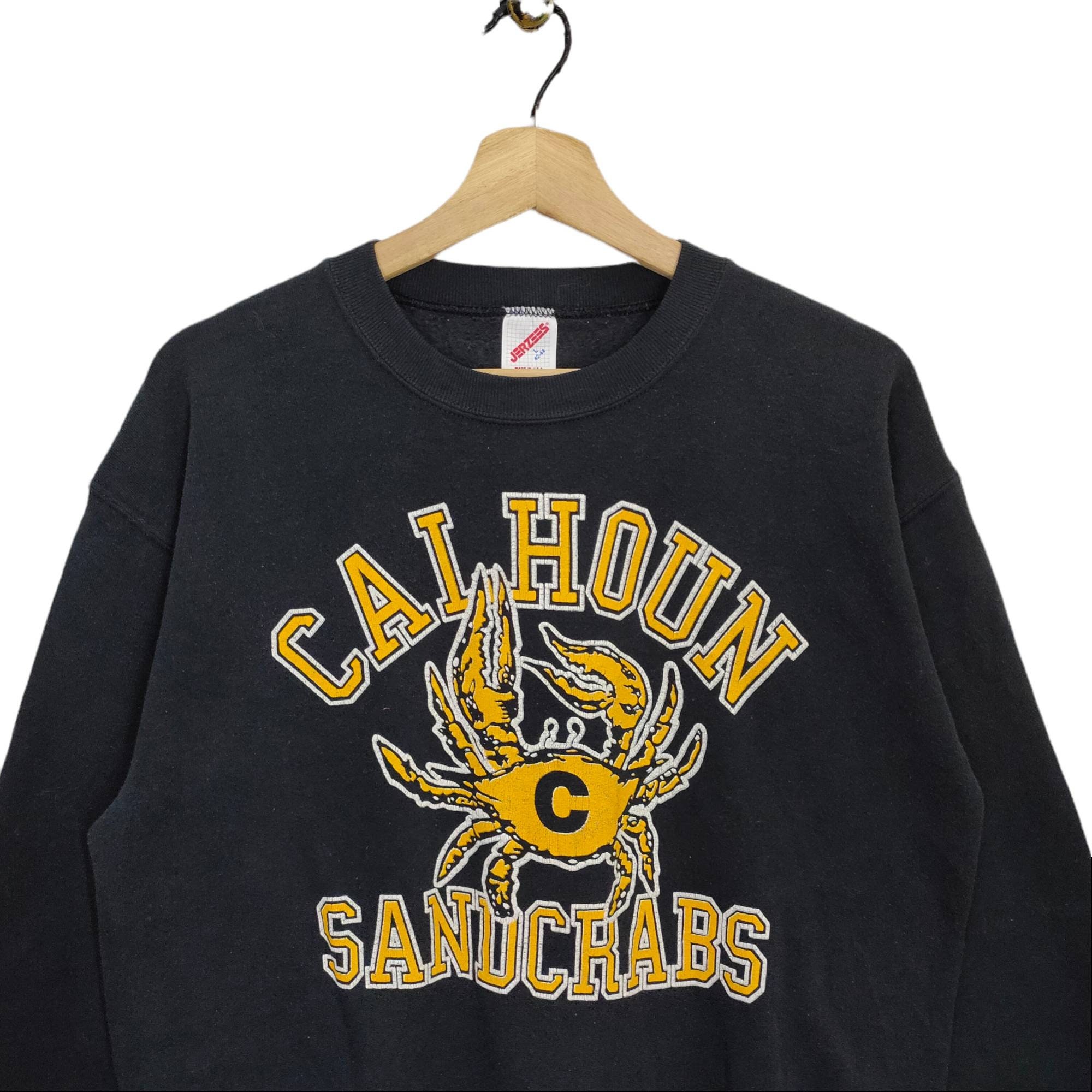 Vtg 80s Calhoun Sandcrabs Sweatshirt Medium Vintage Jerzees