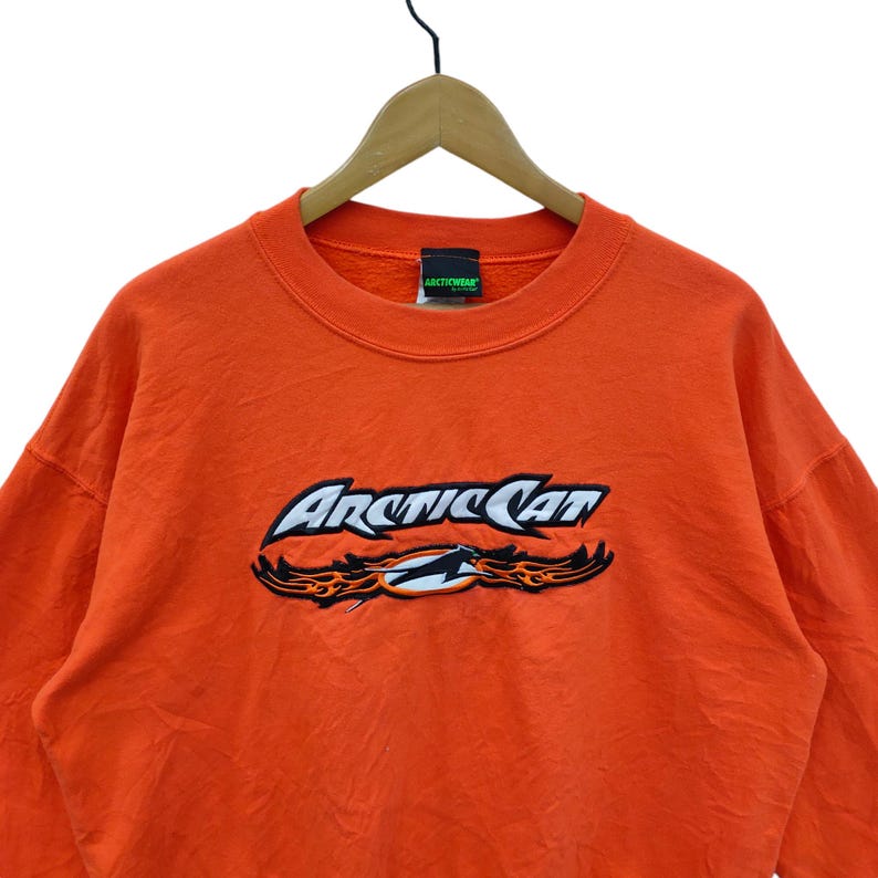 Arcticwear by Artic Cat Sweatshirt Large Vintage Artic Cat Snowmobile