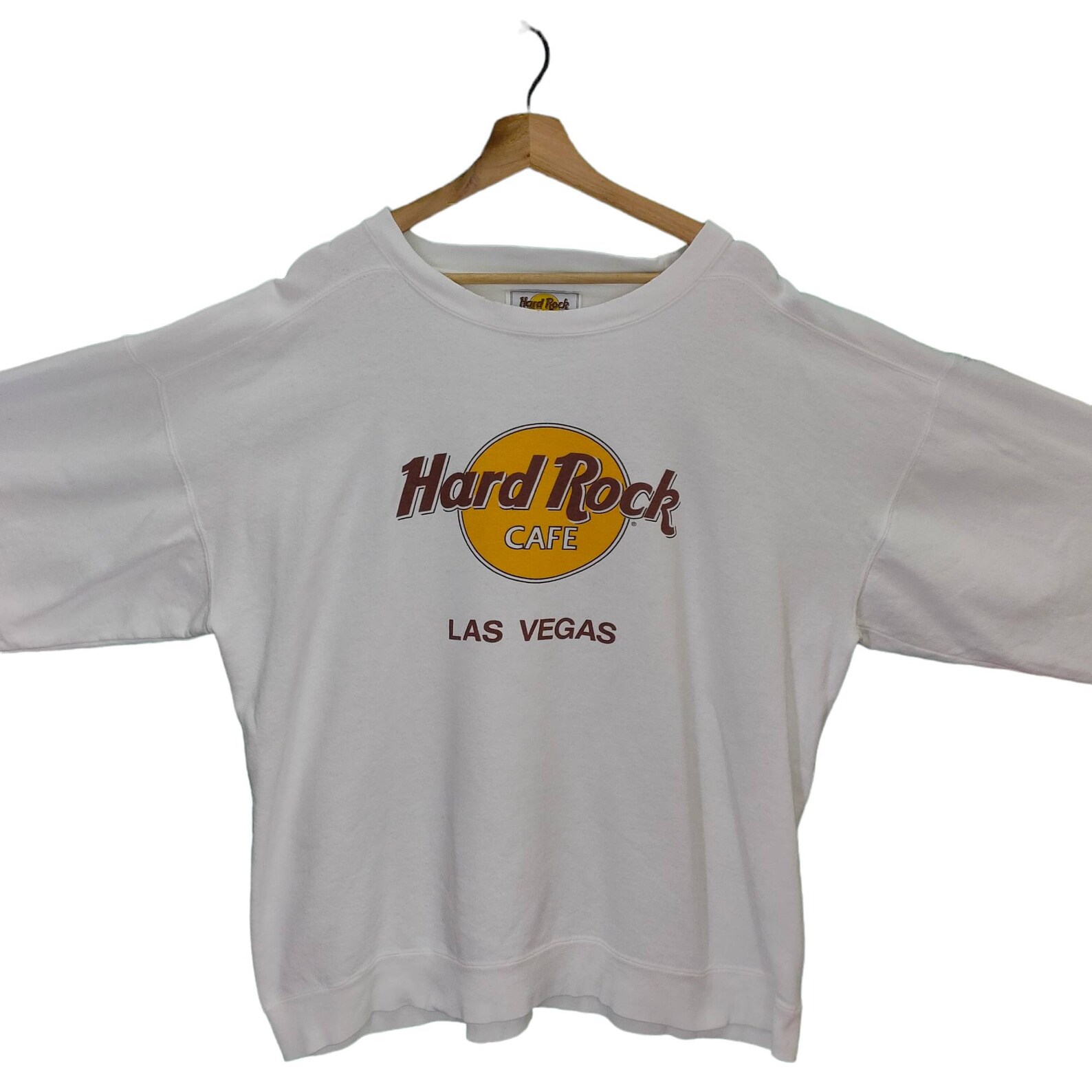 90'S Hard Rock Cafe Advertising Sweatshirt, Made in USA, Men's L size, Vintage / eaa523064