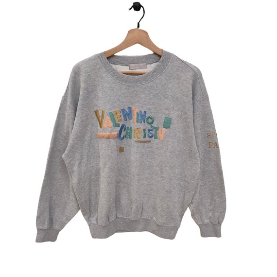 90s Valentino Christy Sweatshirt Medium Vintage V… - image 1