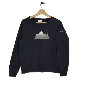 Vintage Columbia Crewneck, Vtg Columbia Sweater, Black Jumper, Columbia Raglan Sweatshirt, Size M