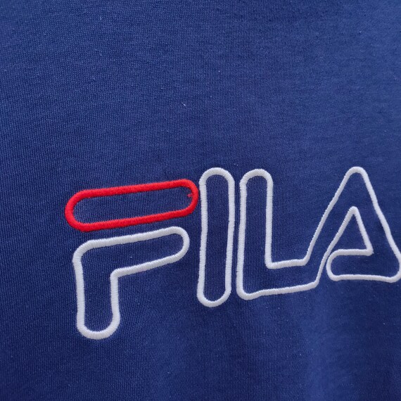 Vtg 80s Fila Crewneck Sweatshirt Large Vintage Fi… - image 6