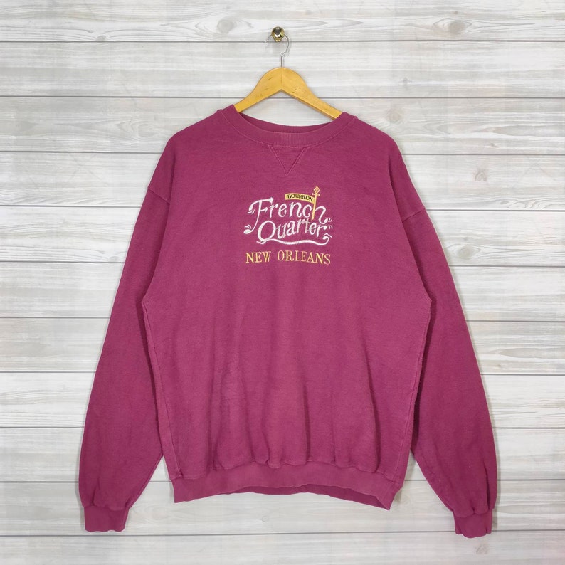 New Orleans French Quarter Sweatshirt Vintage New Orleans - Etsy