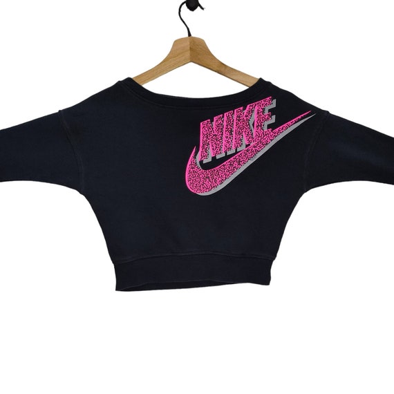 NIKE Crop Sweatshirt Small Vintage Nike Crewneck … - image 2