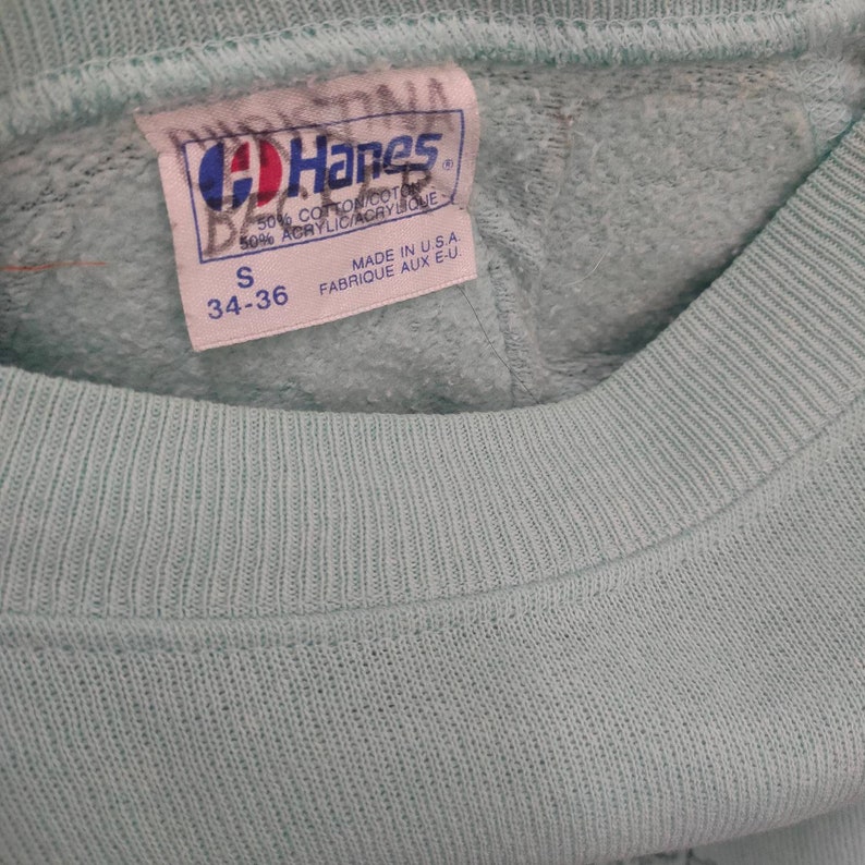 80er Jahre Girl Scout Sweatshirt Raglan klein Vintage Hanes Sweater Pullover Pullover Größe S Bild 8