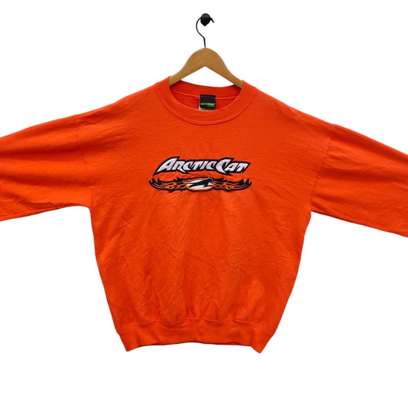 Arcticwear by Artic Cat Sweatshirt Large Vintage Artic Cat Snowmobile