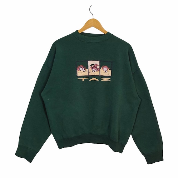 90s Taz Looney Tunes Crewneck Sweatshirt Vintage Taz Mania 90s Taz Looney Tunes Crewneck Sweatshirt Vintage Taz Mania