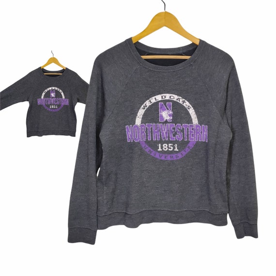 University Of Northwestern Wildcats Sweatshirt Sm… - image 1
