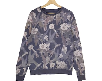 Floral Print Sweater - Etsy